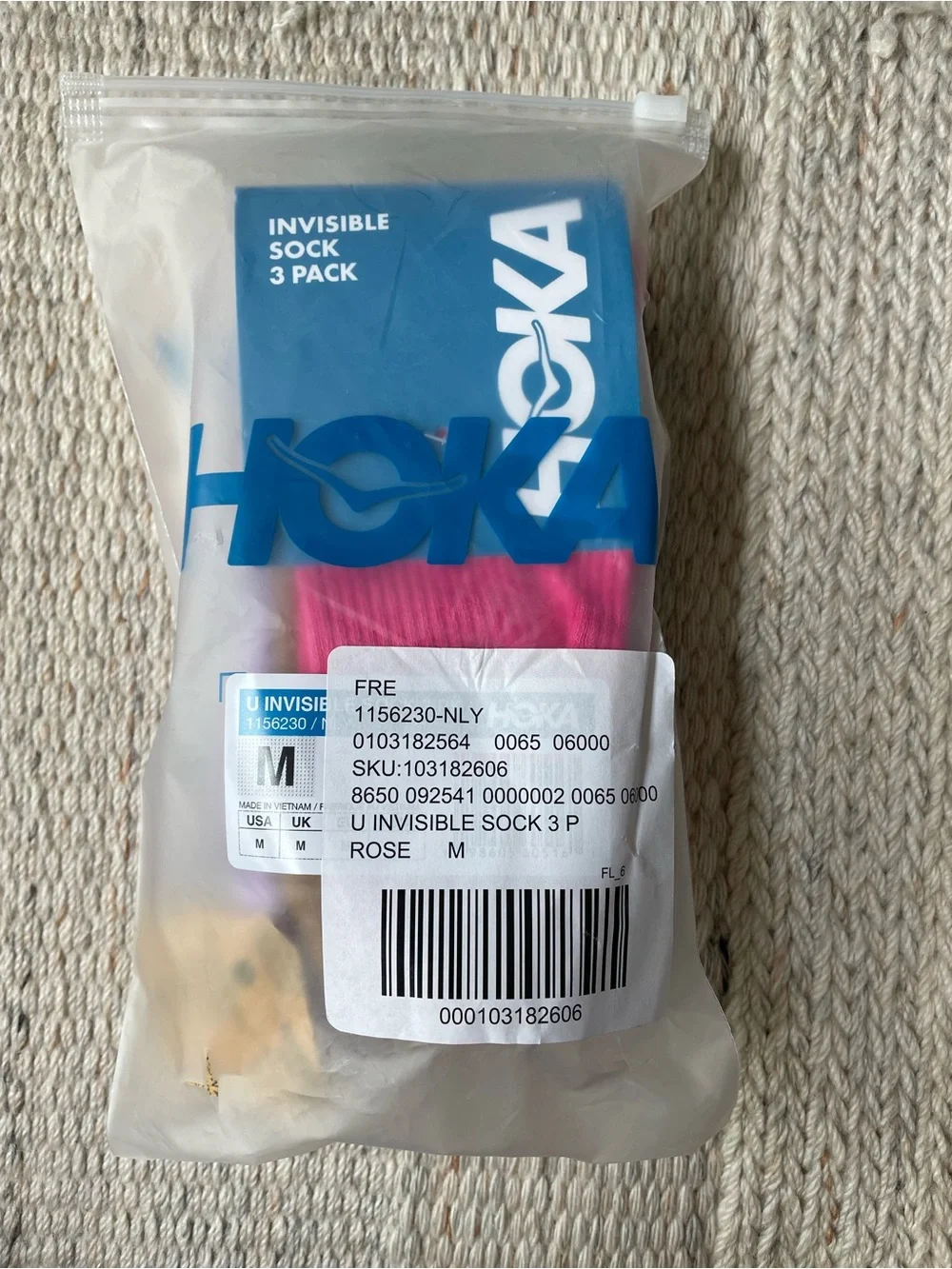 Free People Movement x Hoka Run Invisible Sock 3pk